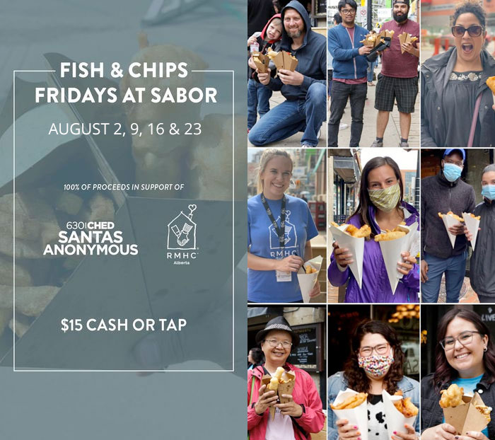 Fish & Chips Fridays in August at Sabor