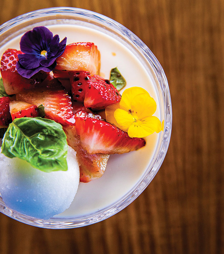 Julia’s Panna Cotta with Summer Fruit