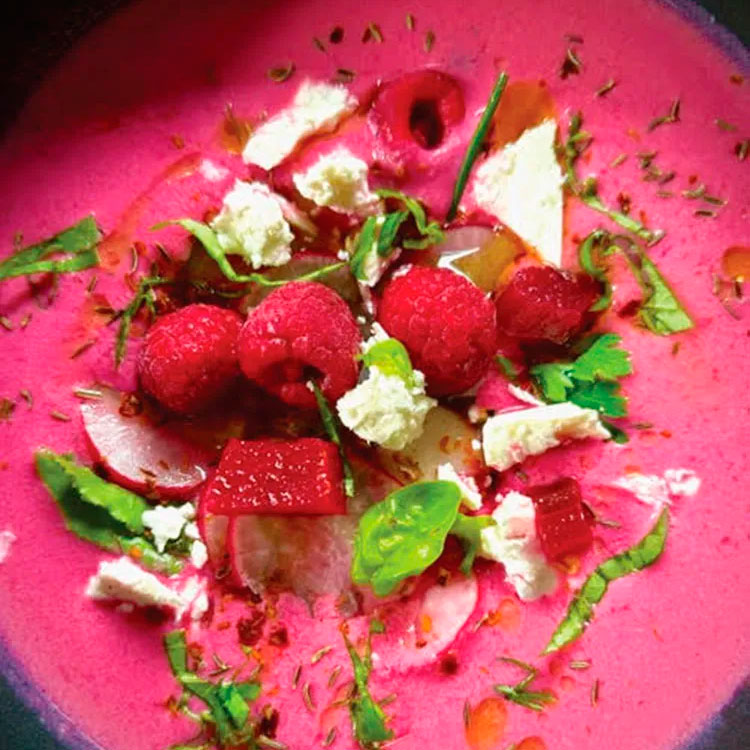 Recipe of the Week: Chef Zofia Trebaczkiewic’s Chłodnik Litewski with Raspberries 