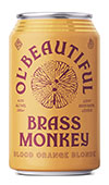 Ol Beautiful Brass Monkey Blood Orange Ale