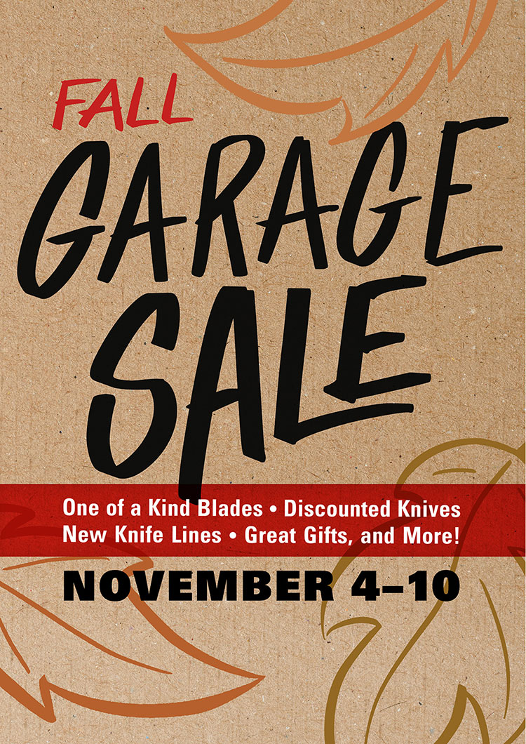 Knifewear Garage Sale on Now! 