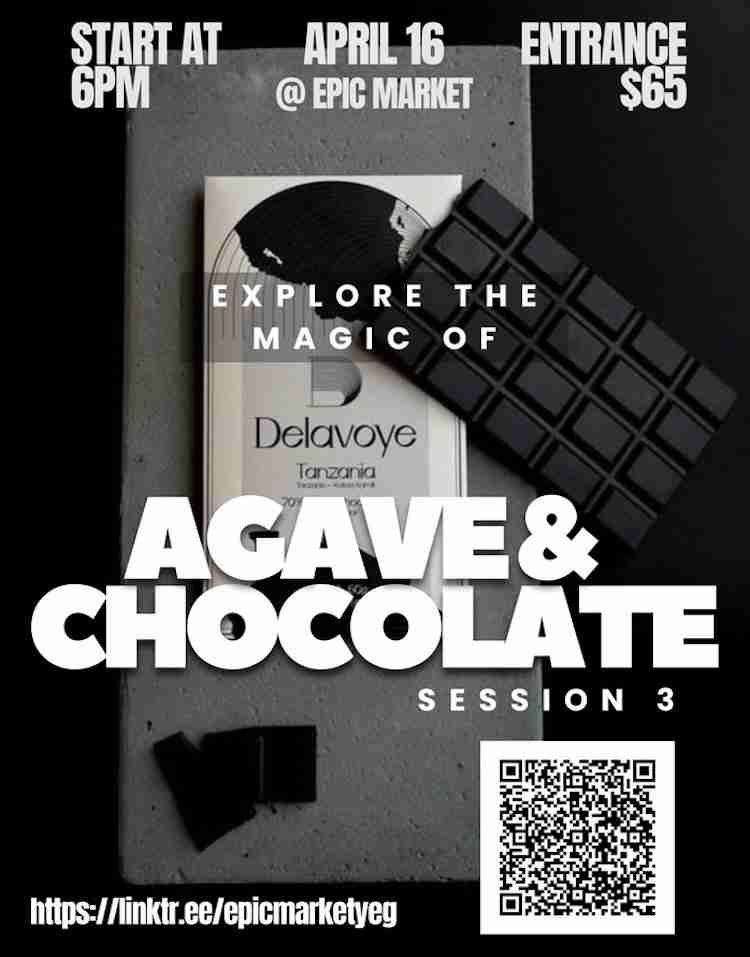 Delvaoye Chocolate and Agave Spirits Tasting