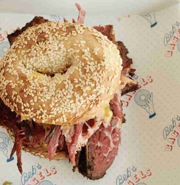 beb’s bagels now at transcend coffee