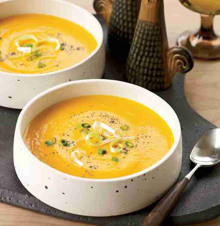 Recipe of the Week: Carrot Soup with Scallions and Poppy Seeds