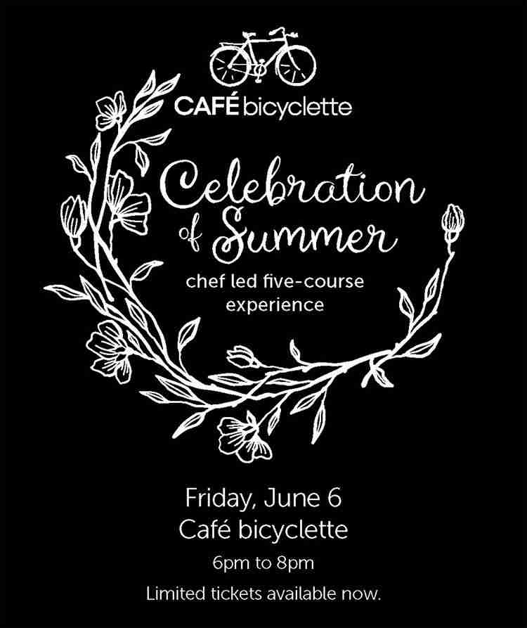 Celebrate Summer at Café Bicyclette 