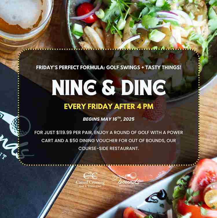 Nine and Dine at Out of Bounds