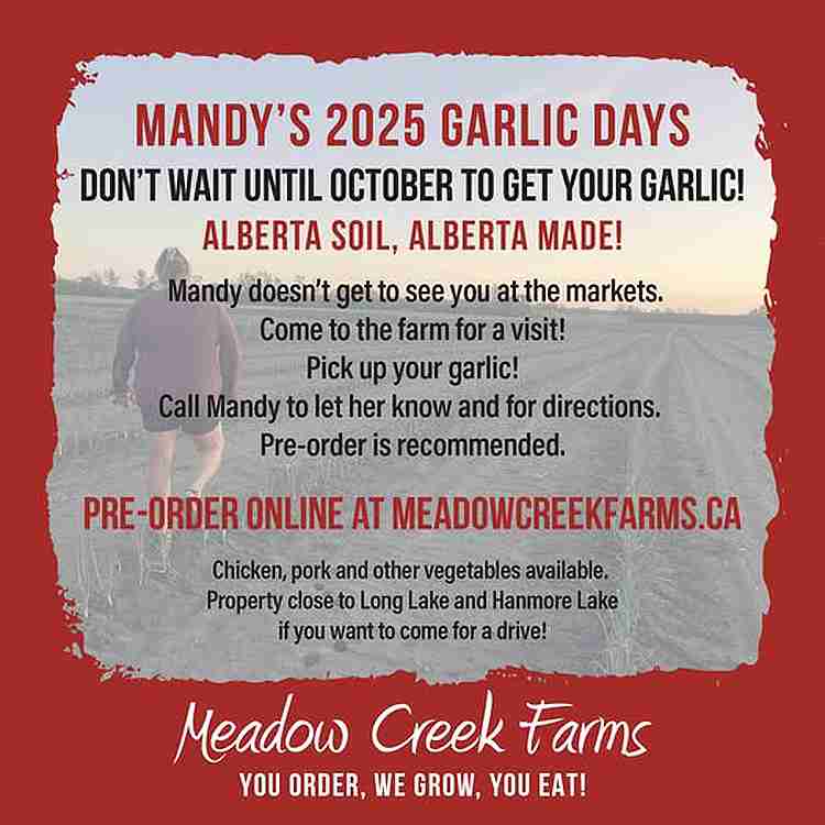 Get your Garlic on at Meadowcreek Farms