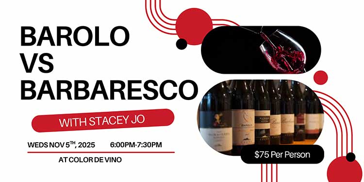 Barolo Barbaresco tasting with Stacey-Jo 