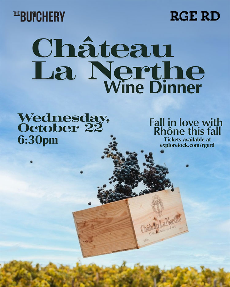 Château La Nerthe Dinner at RGE RD  