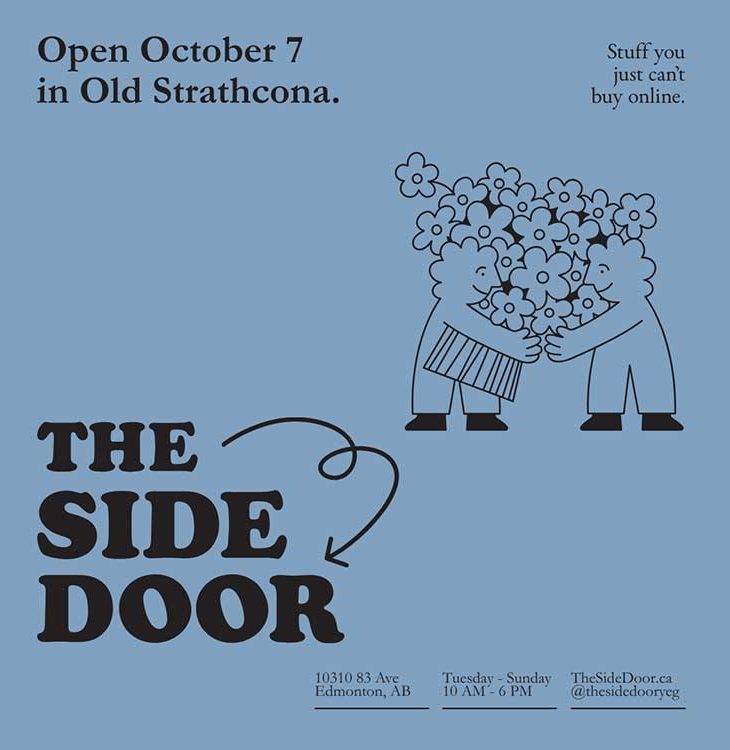 side door opens old strathcona farmers market, now open tuesday-sunday