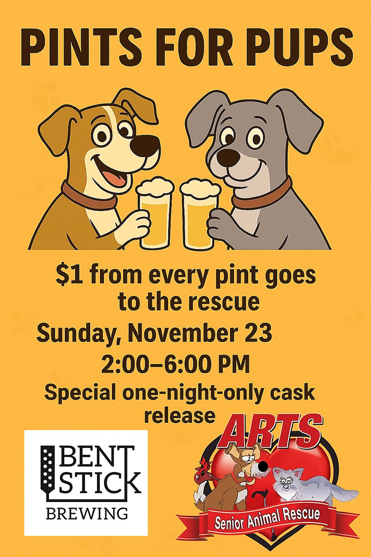 Bent stick pints for pups