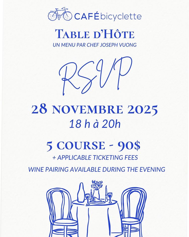 Tastes of the Season at Café Bicyclette 