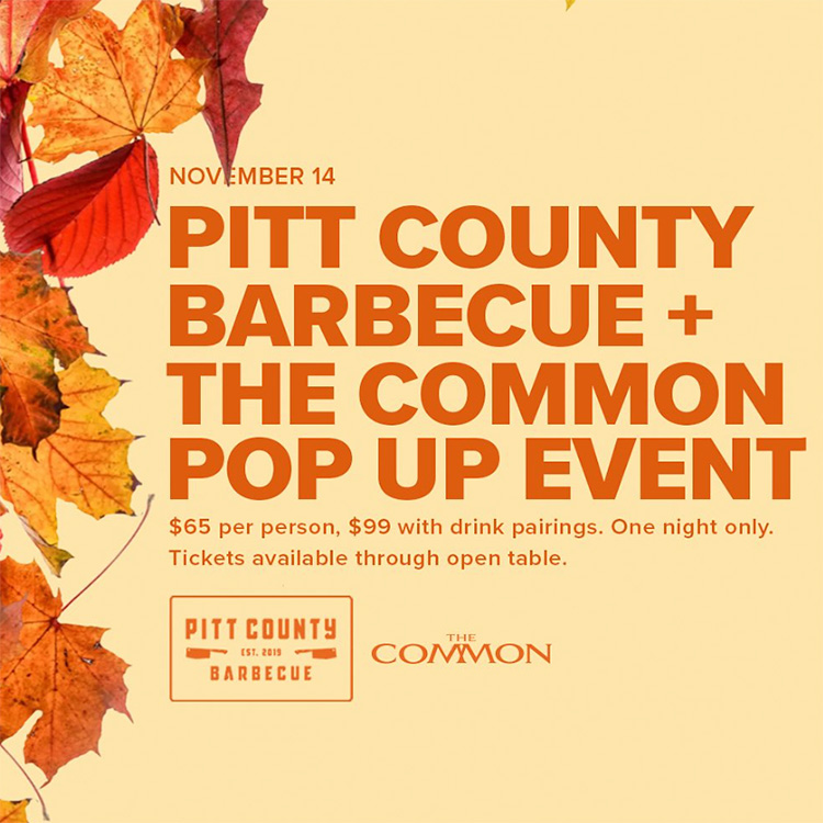Pitt County Pop up at The Common