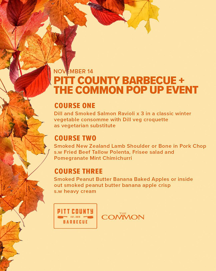 Pitt County Pop up at The Common