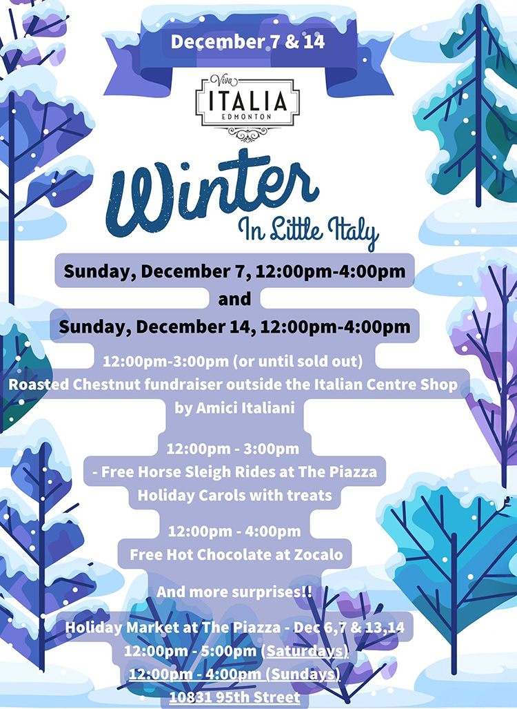Winter in Little Italy this Weekend