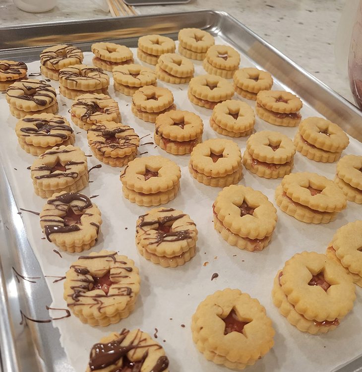 Michelle’s Raspberry Walnut Sandwiches
