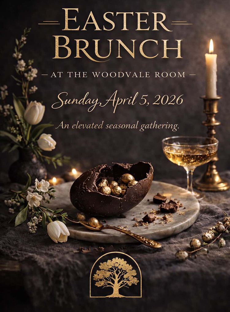 Easter Sunday brunch in the Woodvale Room 