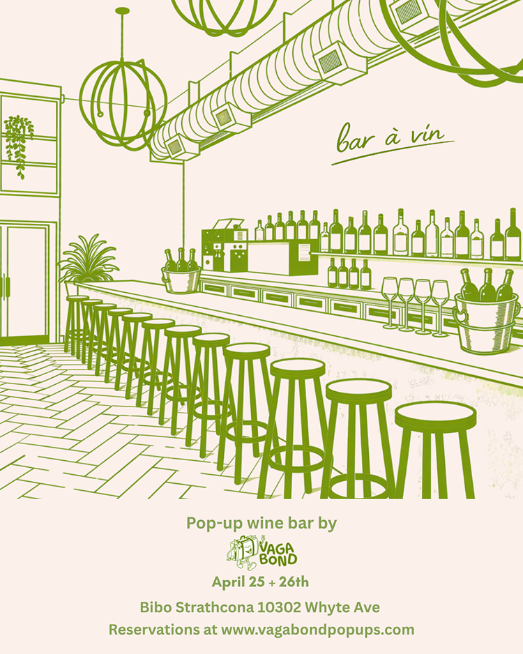 Vagabond Bar à Vin Pop Up is this Weekend