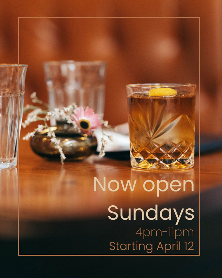 Woodwork is now open on Sundays 