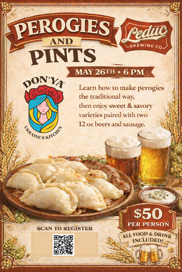 Pierogies & Pints? Giddy -up! 