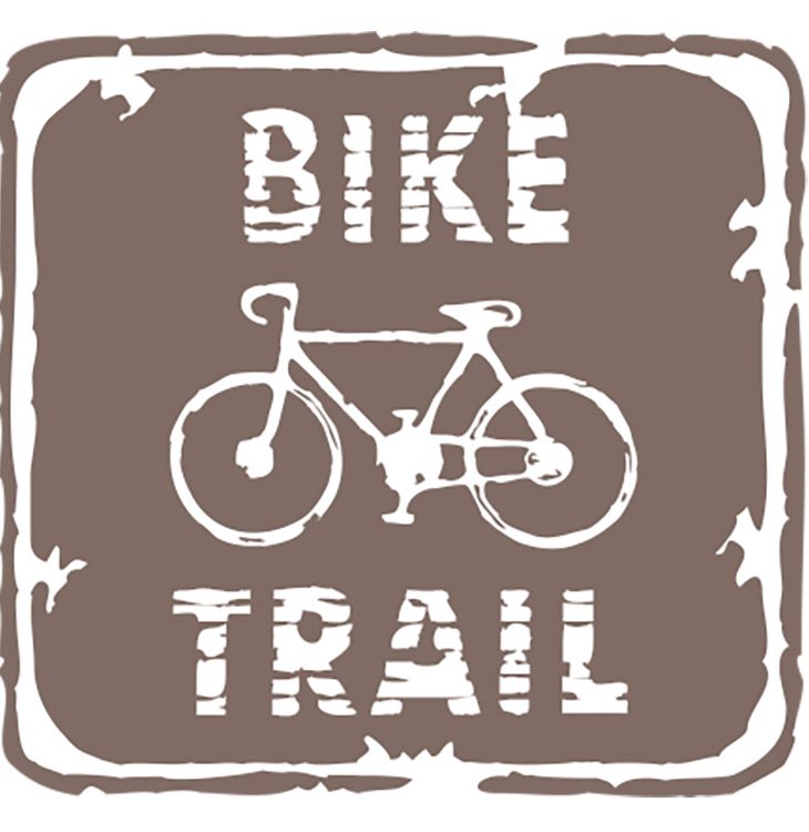 bike trail sign