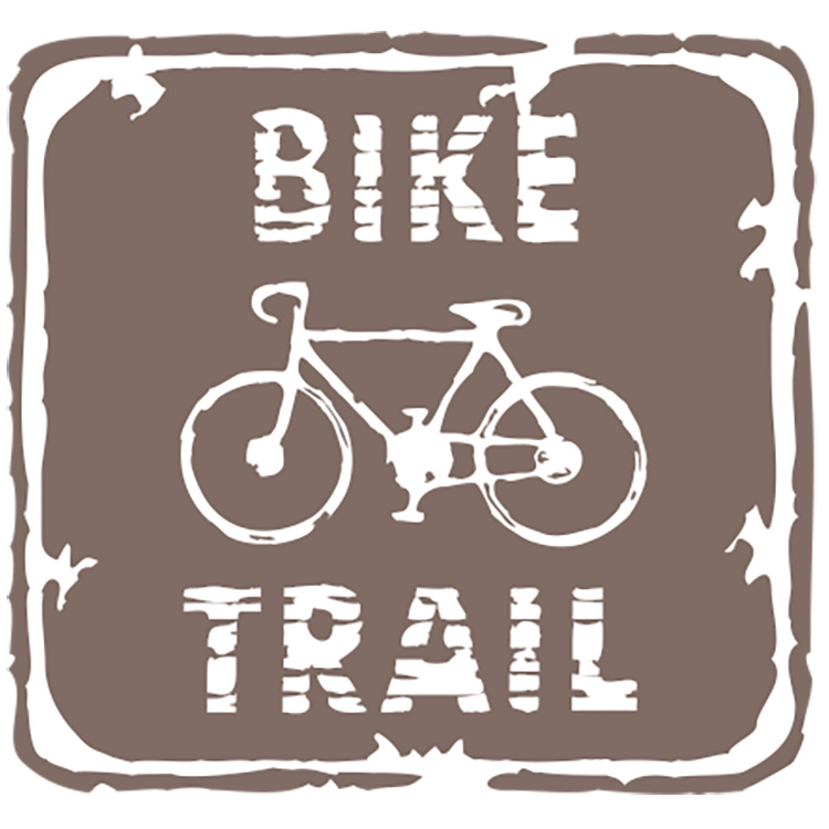 bike trail sign