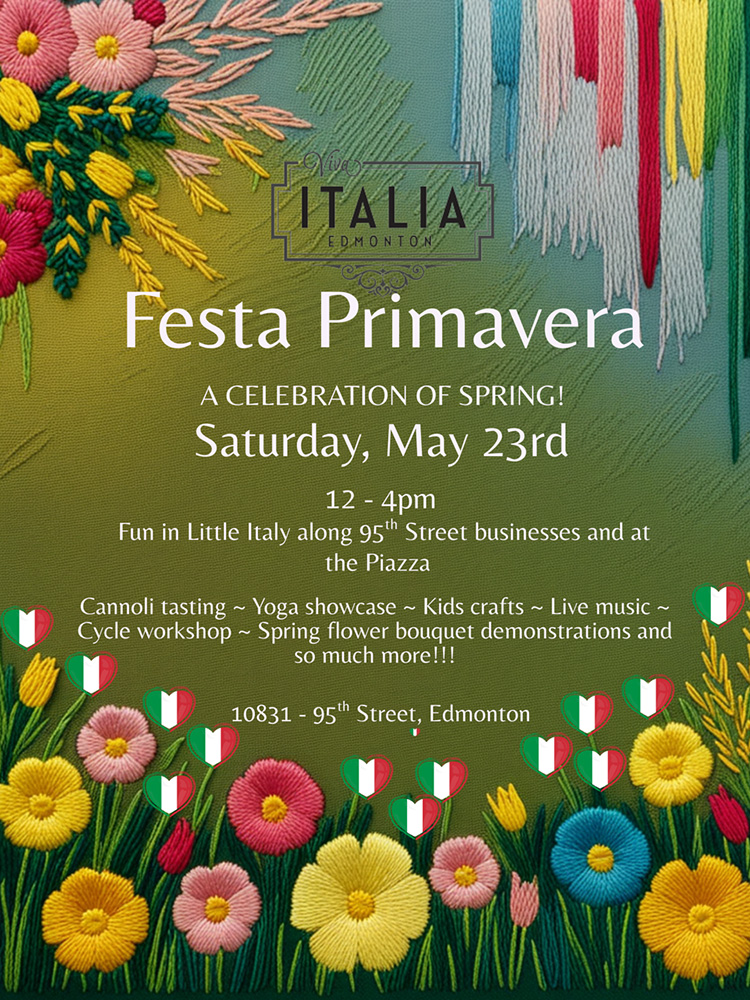 Festa Primavera is this Weekend!  