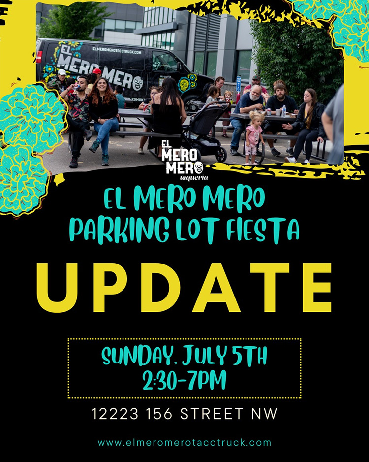 El Mero Mero Taco Party this Sunday!