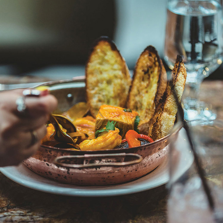 Seafood Cataplana, the Atrium
