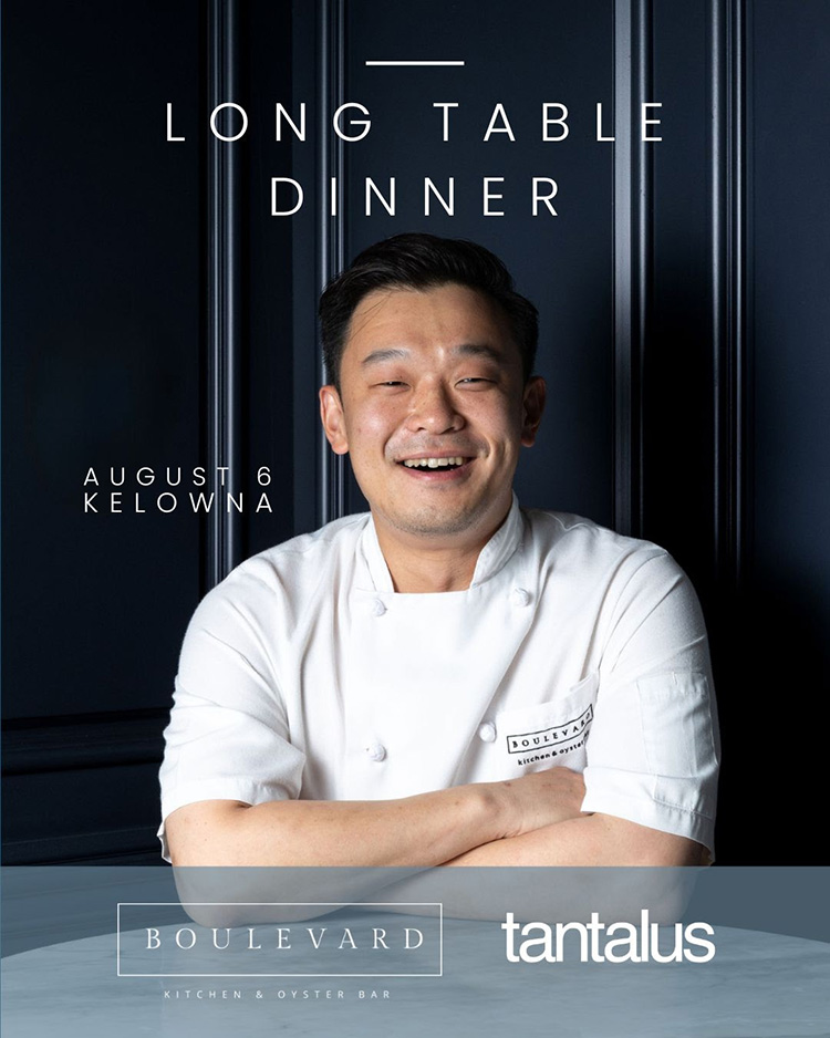 Don’t miss this dinner at Tantalus featuring chef Jay Park and his team from Vancouver's Boulevard Kitchen & Oyster Bar