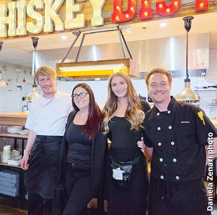 Aaron Zeeman, Deanna Tokamp, Brittney Lagasse, Michael Collins of The Whiskey District.