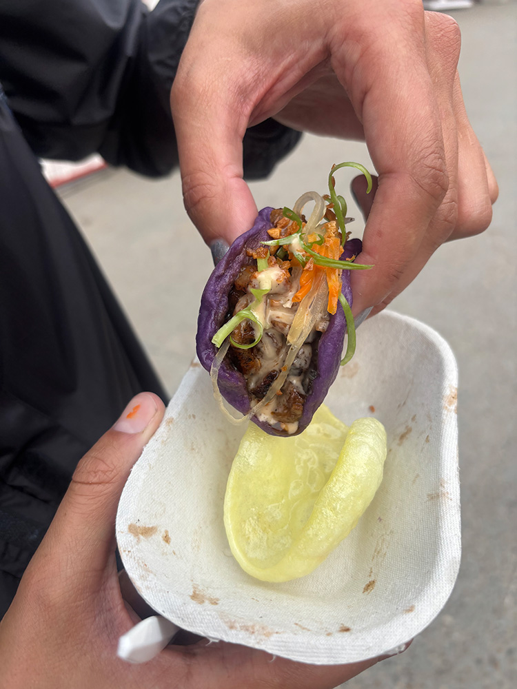 Ube Bao at Taste of Edmonton 