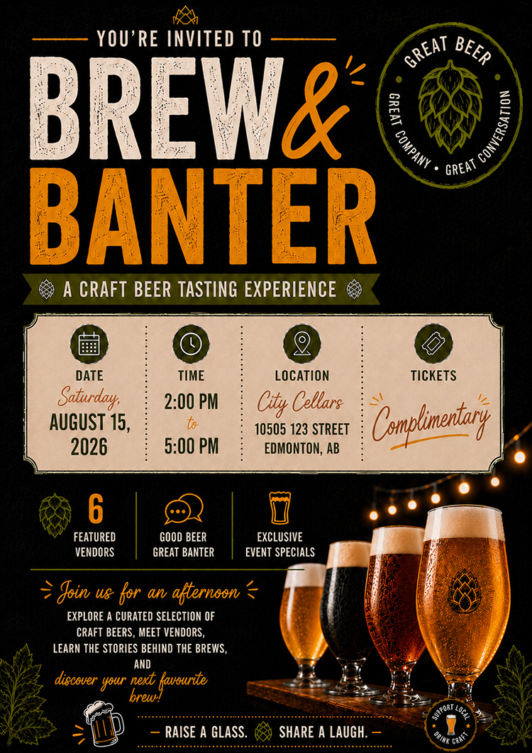 Find new Brews during Brew and Banter 