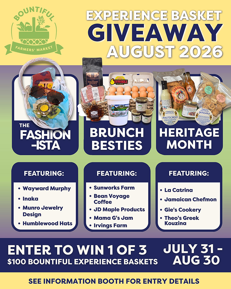 August Giveaways at Bountiful 