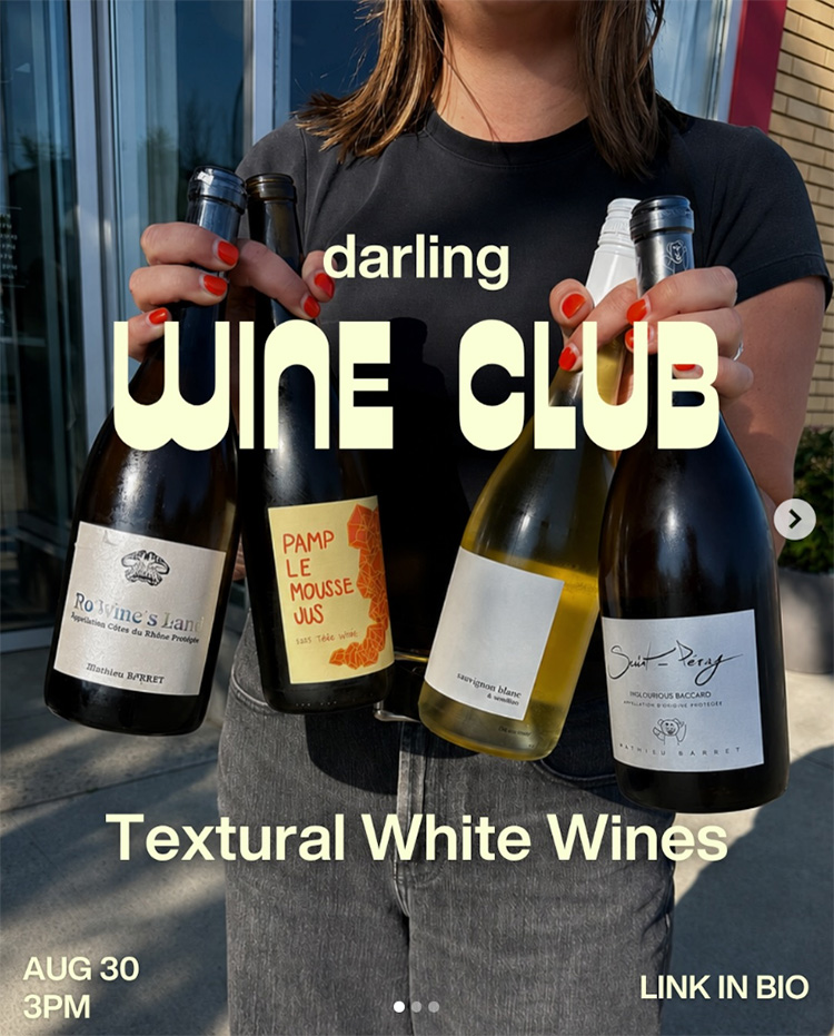 Darling Wine Club: Textural White Wines
